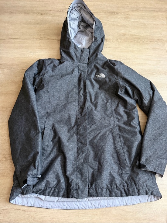 The North Face Jackets & Blazers - The North Face Hyvent Jacket Coat SZ L Full Zip Hooded Gray